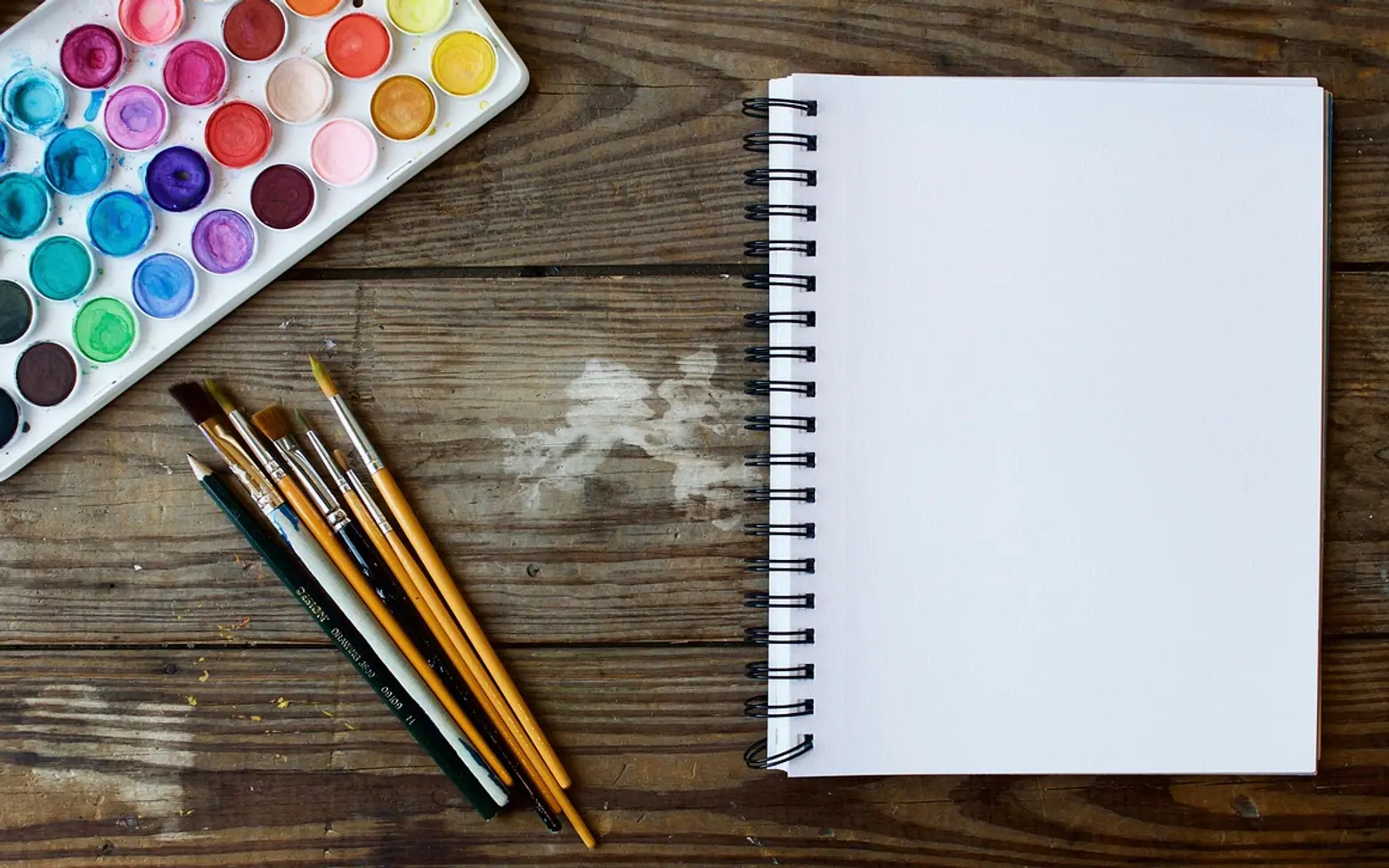 Art, watercolors and arts and crafts